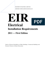 Electrical Installation Requirements - Ref. Appendix (Brunei)