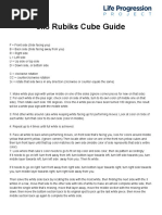 4x4 Rubik's Cube Solving Guide | PDF