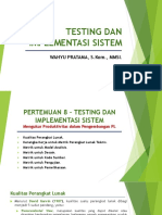 Testing Dan IS Pertemuan 8 - Mengukur Produktivitas PPL PDF