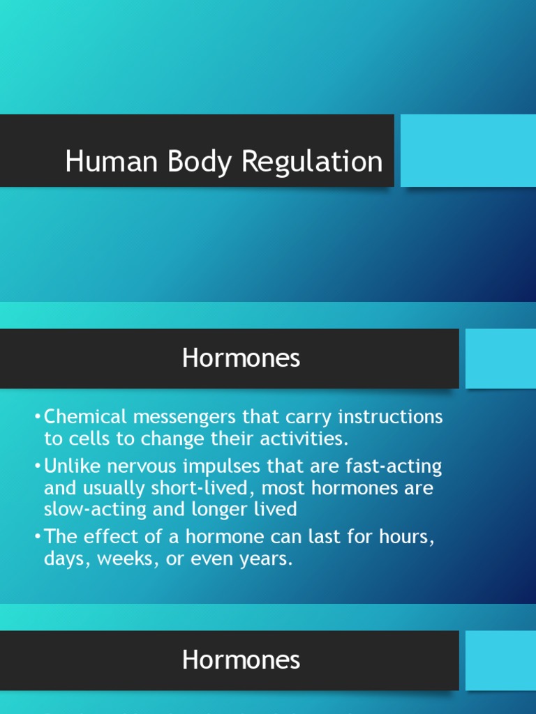 Hormones and Body Regulation Explained | PDF | Hormone | Human Body