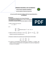 Examen de Aplazado Matematica Superior