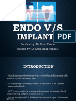 Endo Vs Implant Seminar