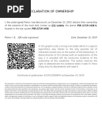 Declaration of Ownership (Petrov i. b.)
