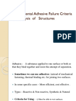 Experimental Adhesive Failure Criteria for Analysis  of   Structures.pptx