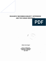 Vdocuments - MX - Deleuzes Becoming Subject Difference and The Human Individual PDF