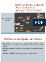 Presentación 3 Caracteristicas de Los Seres Vivos, Evolucion y Seleccion Natural