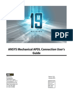 ANSYS Mechanical APDL Connection Users Guide v19.0
