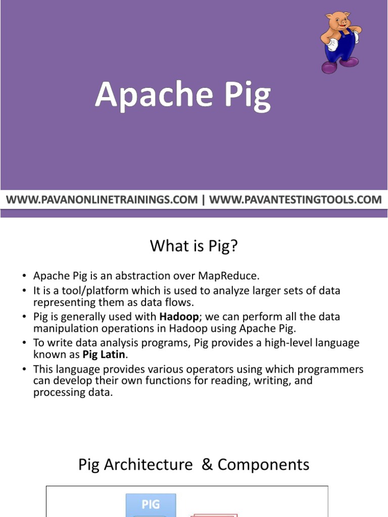 What is Apache Pig? A concise overview | PDF | Apache Hadoop ...