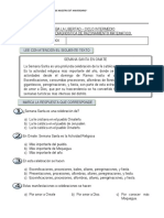 Evaluación Diagnóstica de Comprension Lectora Intermedio 3