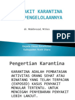 4.1.1.6 PENYAKIT KARANTINA & PENGELOLAANNYA