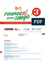 Finanzas en Mi Colegio - Cuaderno Del Estudiante de 3ro de Secundaria PDF