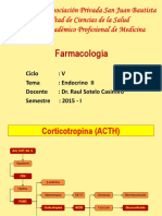 Farmacología endocrina: Corticotropina y hormonas tiroideas