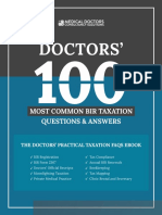 MDCS 100 Most Common Doctors' Questions and Answers About Taxation