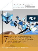 7 PreImplementation Steps For A Successful Implementation