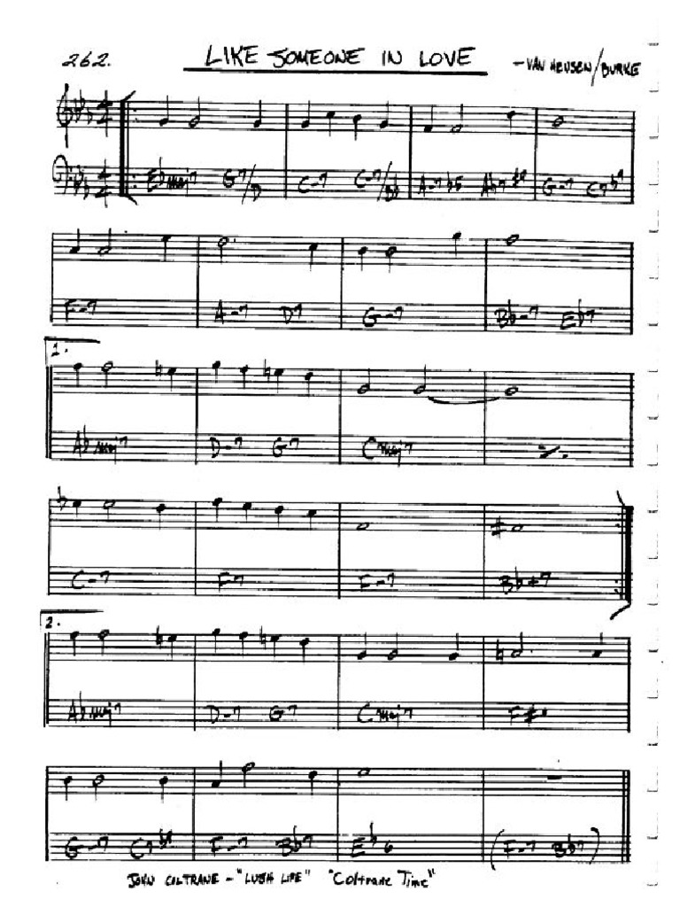 Like Someone in Love | PDF