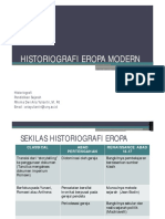 Historiografi Eropa Modern