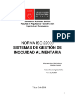 Implementación de la norma ISO 22000 en la gestión de inocuidad alimentaria