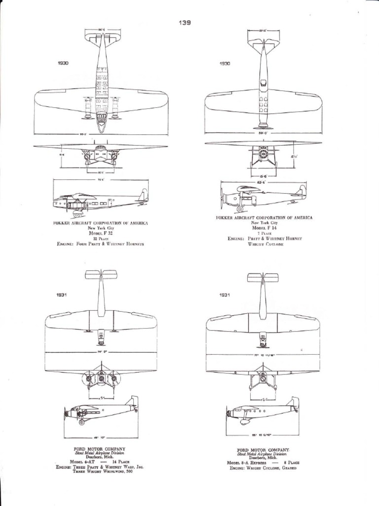 Aircraft Models and Specifications | PDF | Aircraft Manufacturers Of ...