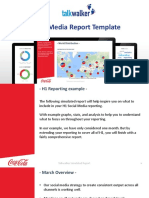 Social Media Reporting Template PDF