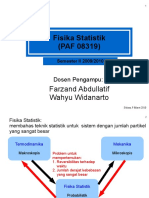 KULIAH FISIKA STATISTIK