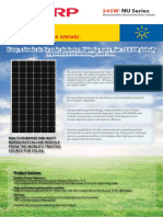 Datasheet Sharp 345Wp - Mono