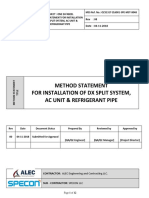 1.MST 48 - DX Split System, AC Unit and Refrigerant Pipe Rev.00