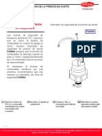 Interruptor de Presión de Aceite