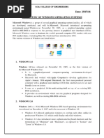 Case Study On Windows OS