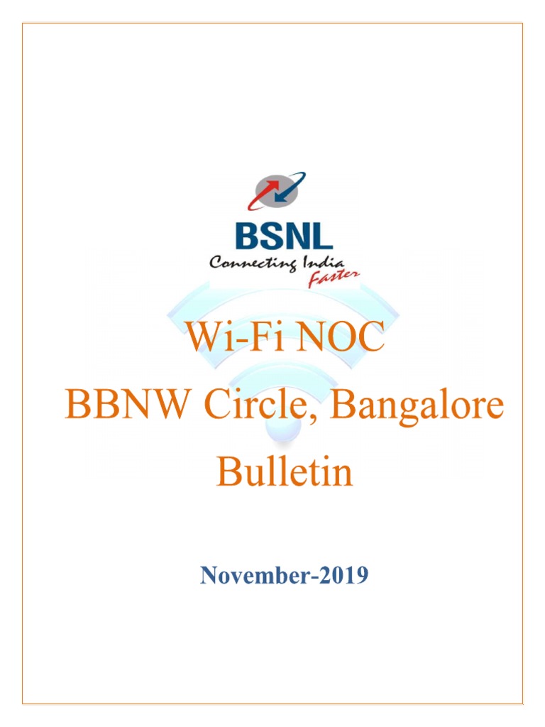 WiFi NOC Bulletin PDF | PDF