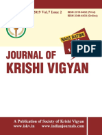 Journal of Krishi Vigyan vol 7 issue 2