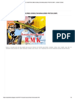 Rencana Mutu Kontrak (RMK) Konsultan Manajemen Proyek (KMP) - Uraian Teknis