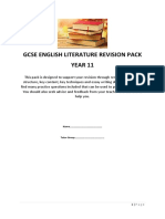 English Literature Revision Pack Jeckyll PDF