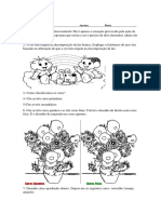 Avaliação de Artes sobre Cores e Luz