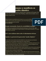 Juventud alemana se manifiesta en contra del cambio climático