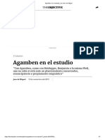 Agamben en El Estudio, Por Josu de Miguel PDF