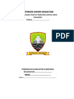 CONTOH LAPORAN AKHIR KEGIATAN PELAKSANAAN PEMILIHAN KEPALA DESA