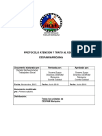 Protocolo de atención y trato al usuario del CESFAM Mariquina