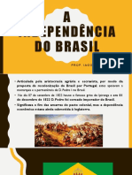 aula sobre A independência do Brasil