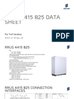 RRUS 4415 B25 Data Sheet For Turf Vendors