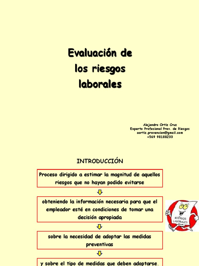 Evaluación de Riesgos Laborales | PDF | Riesgo | Probabilidad