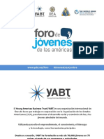 Presentacion V Foro de Jovenes de Las Americas Participacion e Implementacion