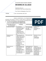 Informe Coordinador de Area