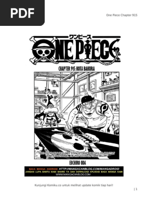 Komiku Co One Piece Chapter 915 Pdf