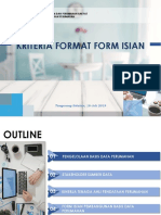 Kriteria Format Form Isian