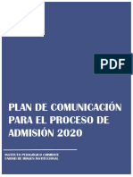 Plan de Comunicación Externa