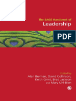 The SAGE Handbook of Leadership PDF