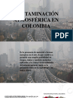 CONTAMINACIÓN ATMOSFÉRICA EN COLOMBIA