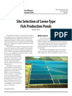 SRAC Publication No. 0100 - Site Selection of Levee Type Fish Production Ponds