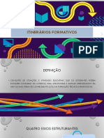 Apresentação - Itinerários Formativos