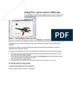 PDF To DWG Using INKSCAPE